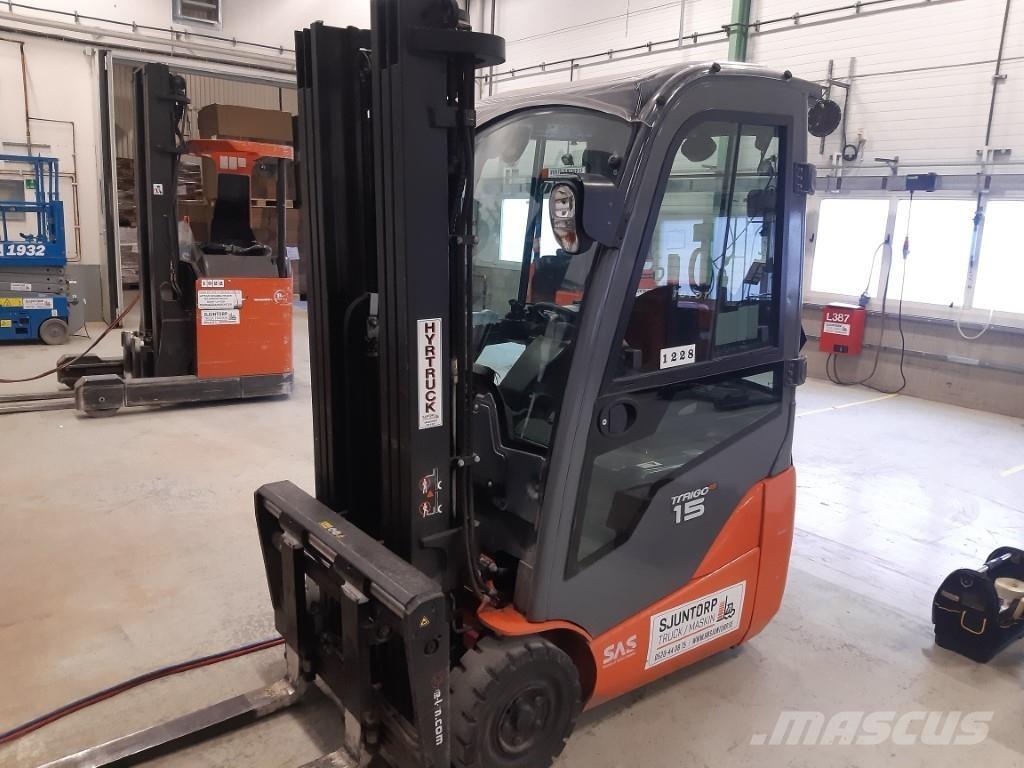 Toyota 8FBE15T Elektrikli forkliftler