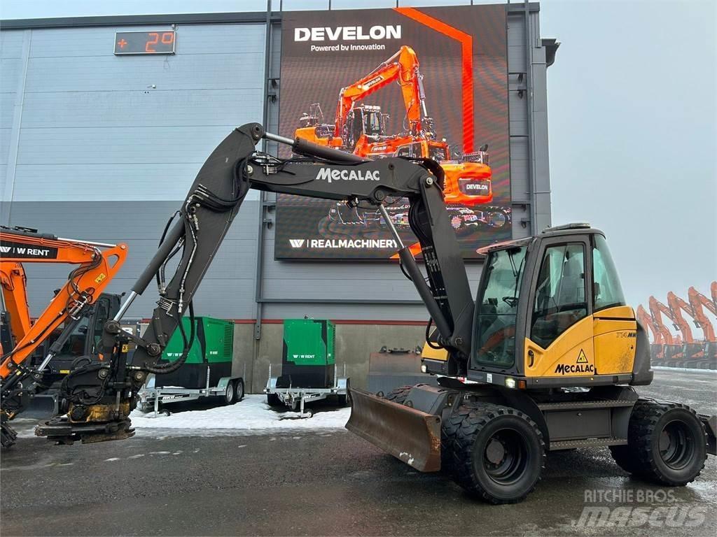 Mecalac 714MW Lastik tekerli ekskavatörler