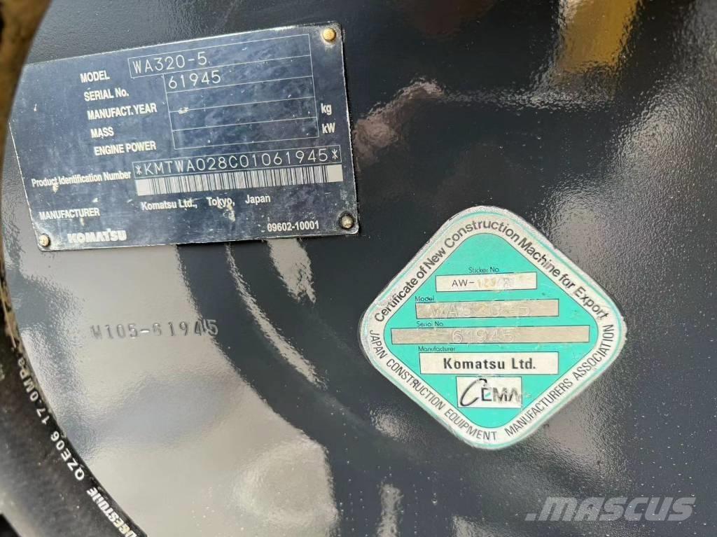 Komatsu WA 320-5 Tekerlekli yükleyiciler