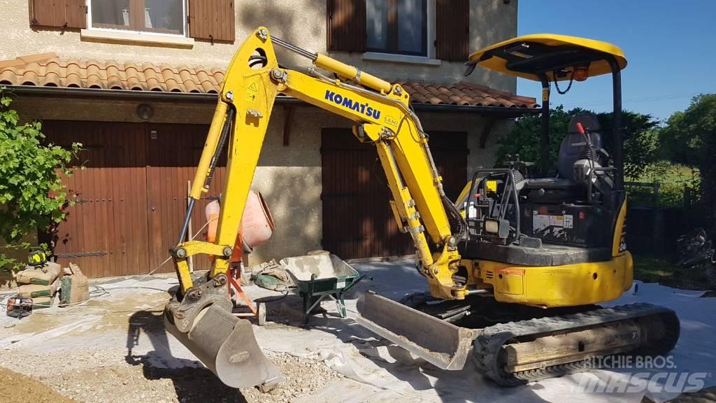 Komatsu PC24MR-5 Mini ekskavatörler, 7 tona dek
