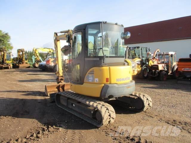 Komatsu PC 45 MR-3 Mini ekskavatörler, 7 tona dek