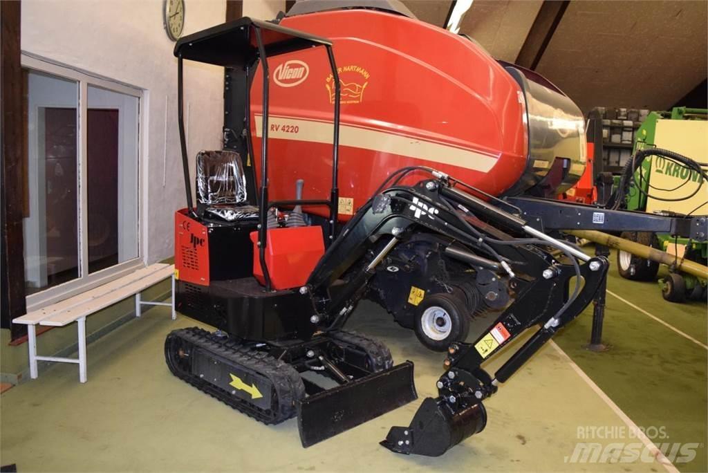 JPC HT12 Mini ekskavatörler, 7 tona dek