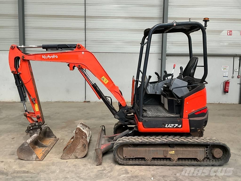 Kubota U 27-4 Mini ekskavatörler, 7 tona dek