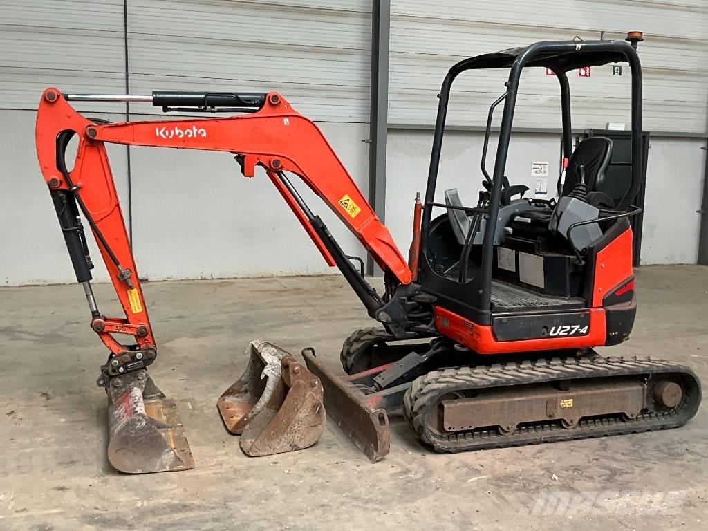 Kubota U 27-4 Mini ekskavatörler, 7 tona dek