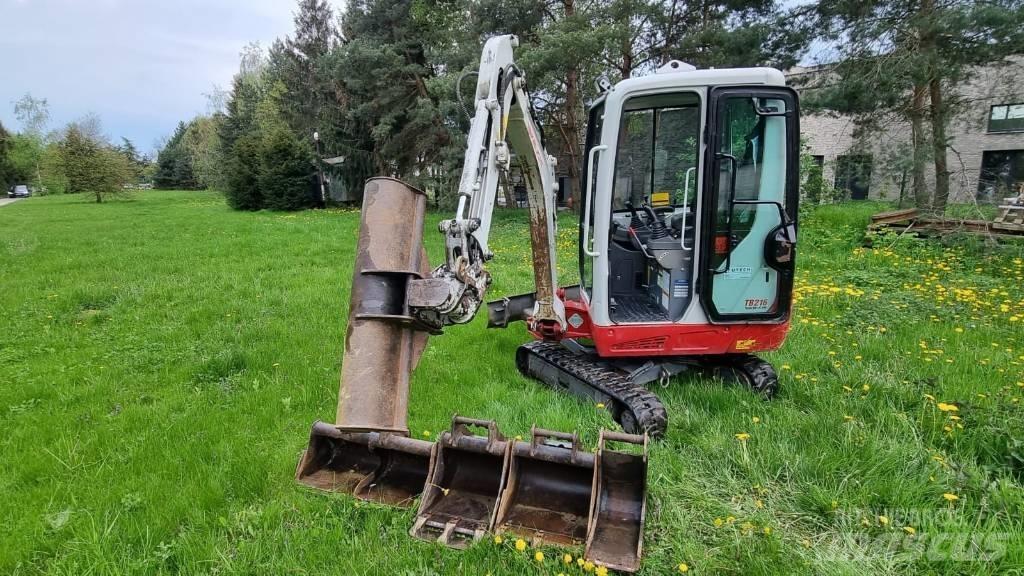 Takeuchi TB216 V4 Mini ekskavatörler, 7 tona dek