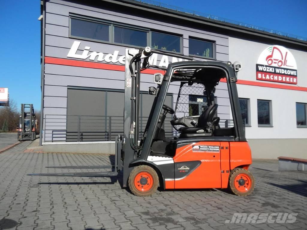 Linde E16P-02 Elektrikli forkliftler