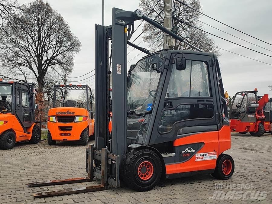Linde E25-01 Elektrikli forkliftler