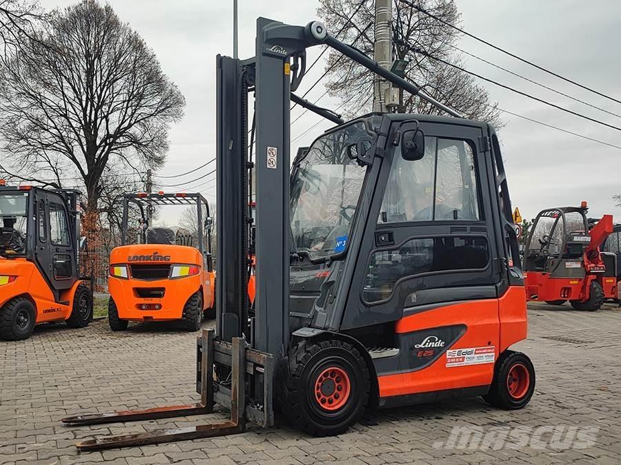 Linde E25-01 Elektrikli forkliftler