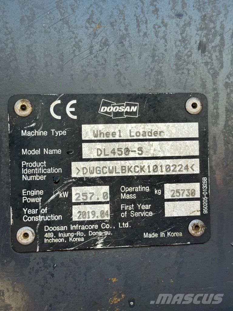 Doosan DL 450-5 Tekerlekli yükleyiciler