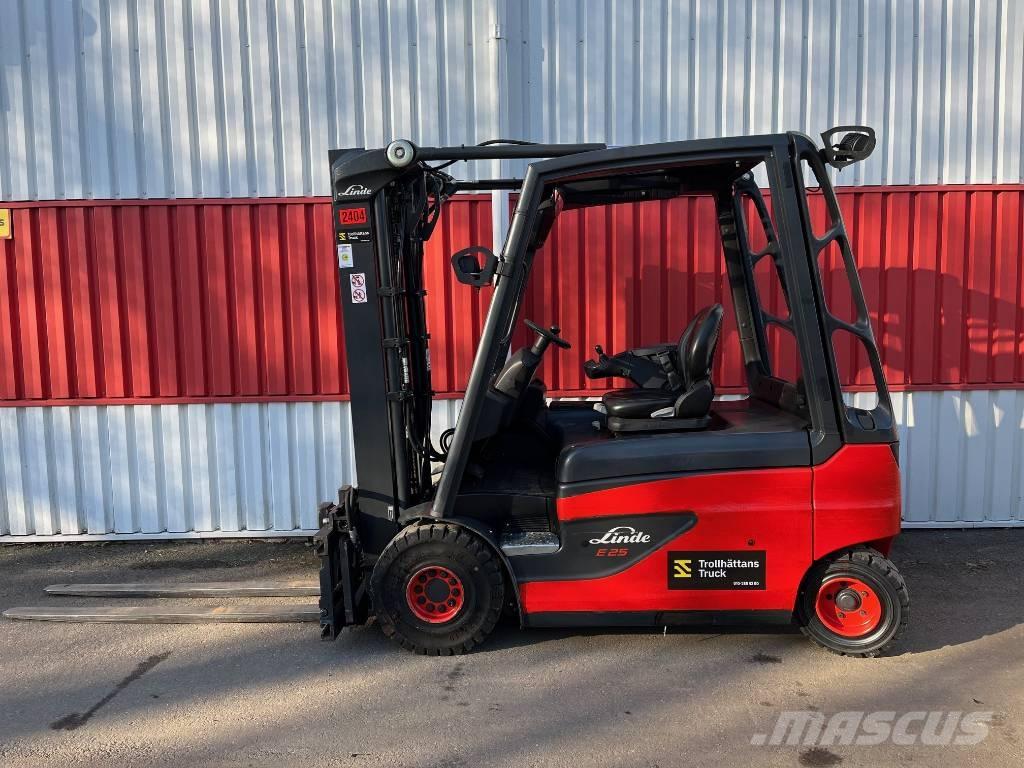 Linde E25L-02 Elektrikli forkliftler