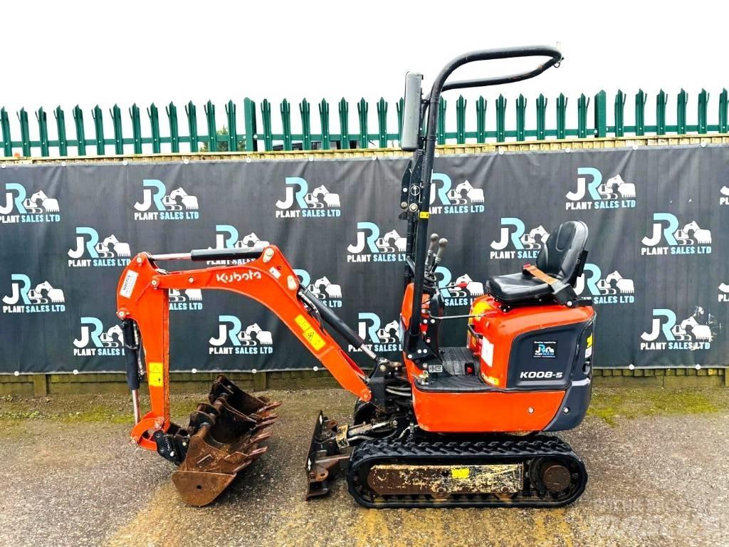Kubota K008-5 Mini ekskavatörler, 7 tona dek