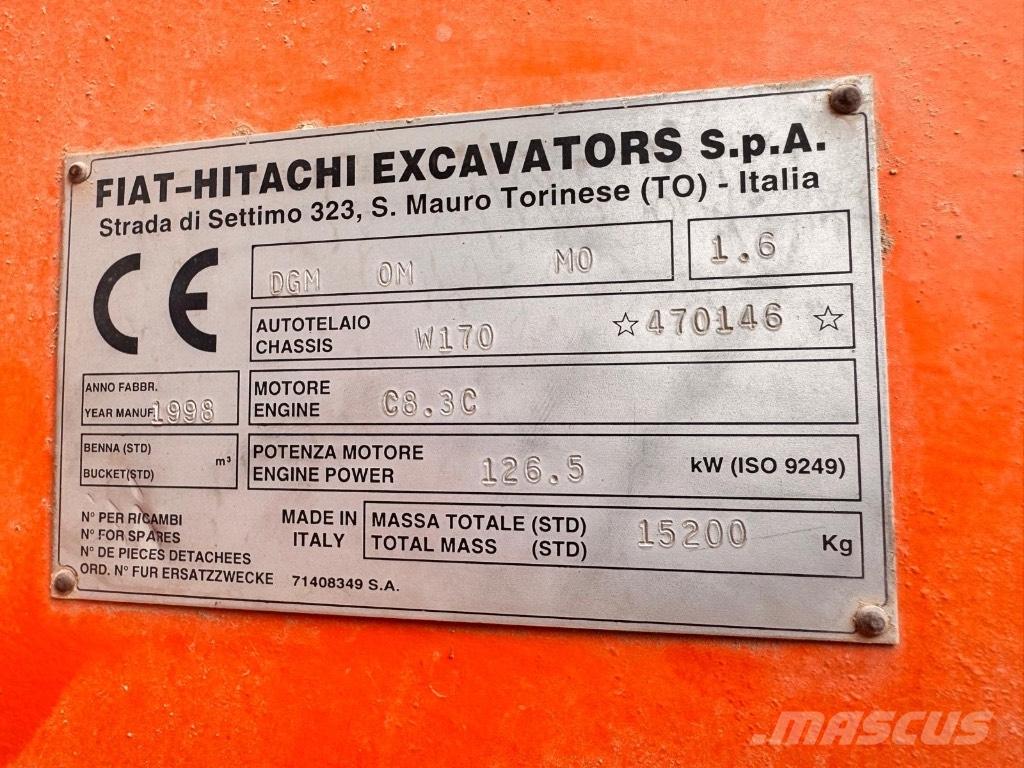 Hitachi W 170 Tekerlekli yükleyiciler