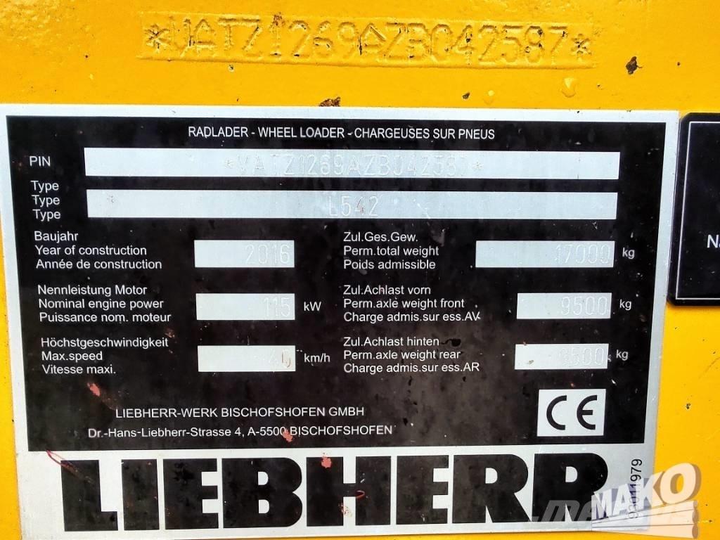 Liebherr L 542 Tekerlekli yükleyiciler
