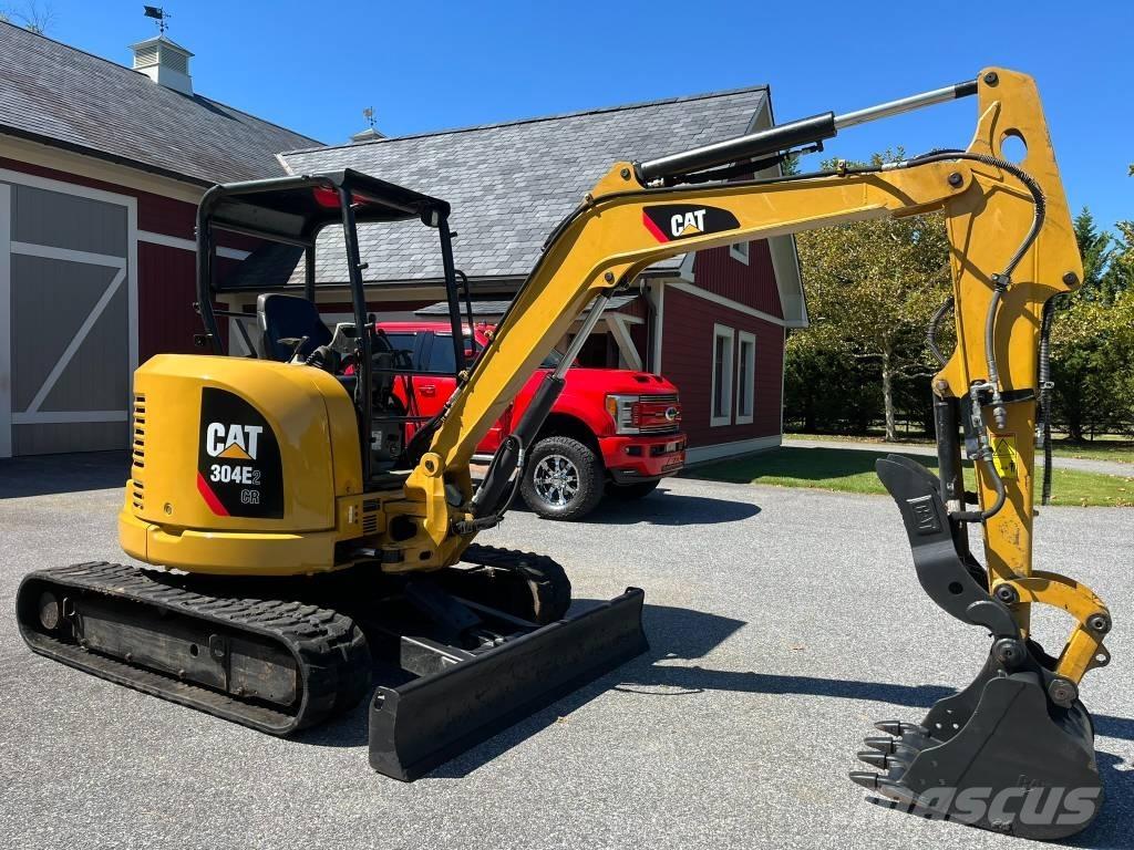 CAT 304 E 2 CR Mini ekskavatörler, 7 tona dek