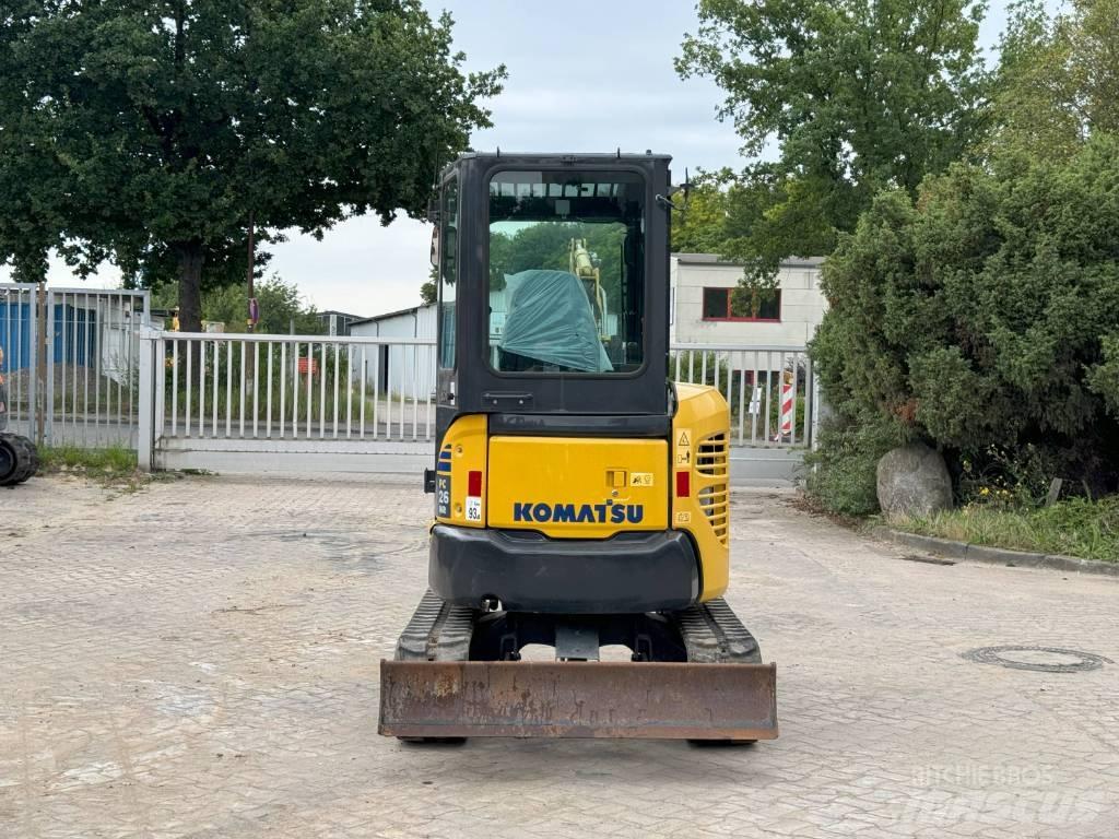 Komatsu PC26MR-3 Mini ekskavatörler, 7 tona dek