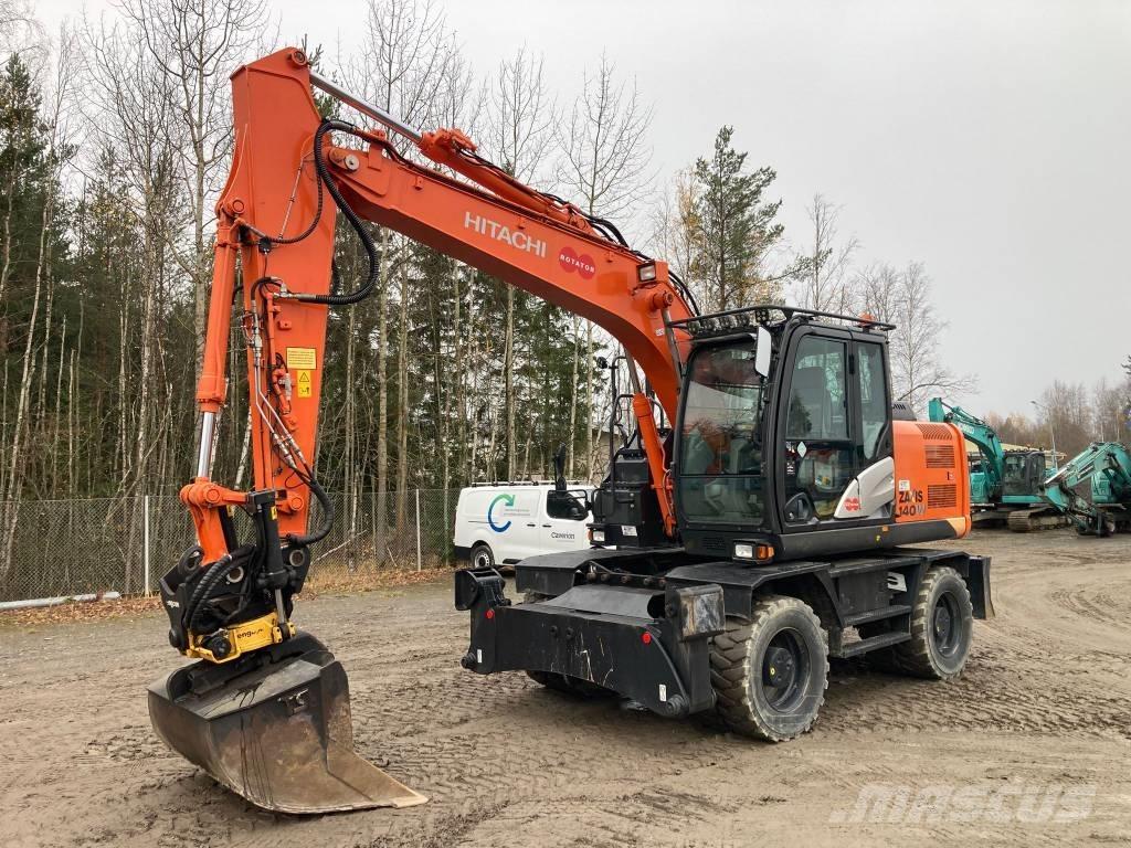 Hitachi ZX 140 W-5B Lastik tekerli ekskavatörler