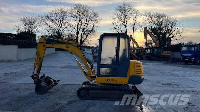 JCB 803 Mini ekskavatörler, 7 tona dek