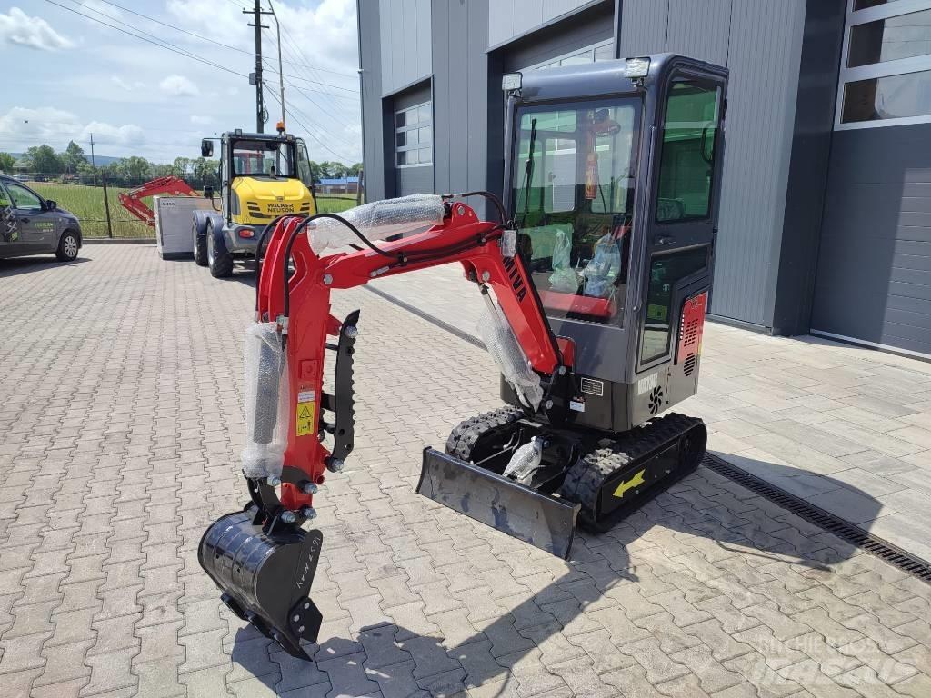 Miva VA13c Mini ekskavatörler, 7 tona dek