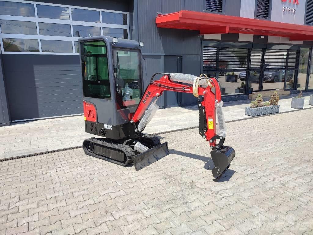 Miva VA13c Mini ekskavatörler, 7 tona dek