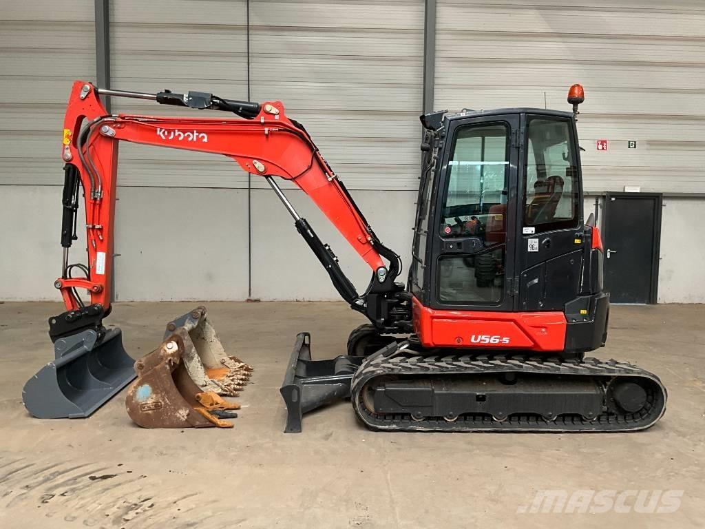 Kubota U 56-5 Mini ekskavatörler, 7 tona dek