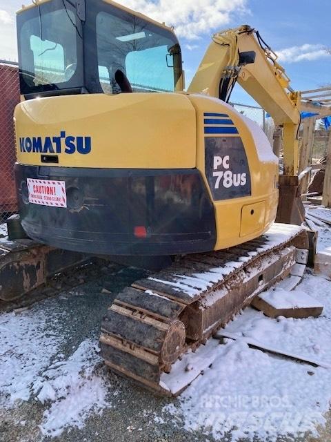 Komatsu PC 78 Paletli ekskavatörler