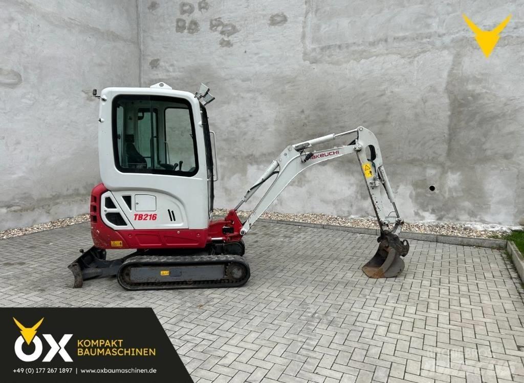 Takeuchi TB 216 Mini ekskavatörler, 7 tona dek