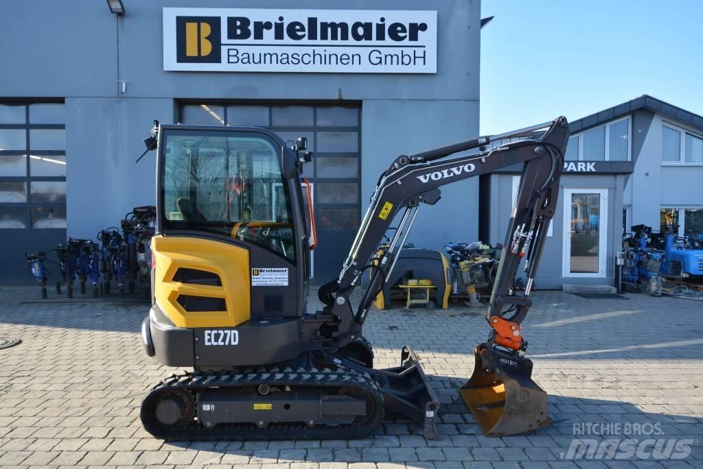 Volvo EC 27 D Mini ekskavatörler, 7 tona dek