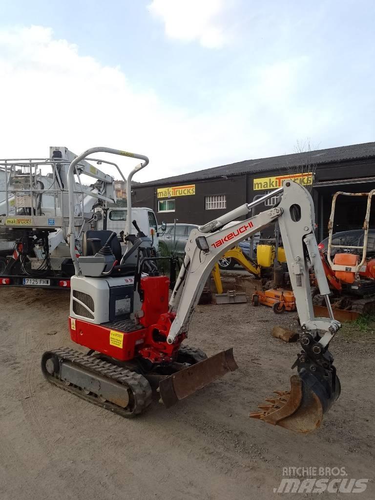 Takeuchi TB210R Mini ekskavatörler, 7 tona dek