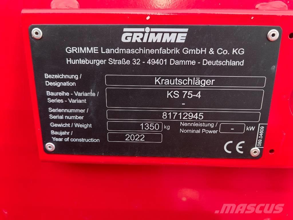 Grimme KS 75-4 Patates ekipmanları - Diğer