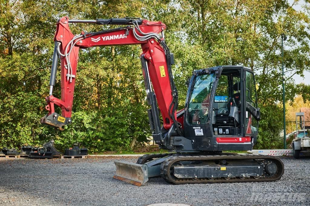 Yanmar Vio 80-2PB Mini ekskavatörler, 7 tona dek