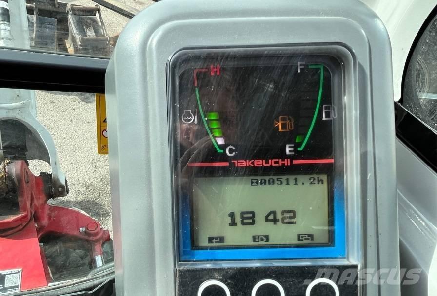 Takeuchi TB 216 Mini ekskavatörler, 7 tona dek