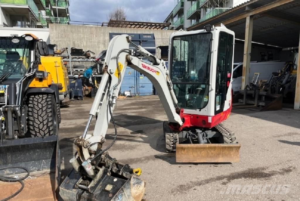 Takeuchi TB 216 Mini ekskavatörler, 7 tona dek
