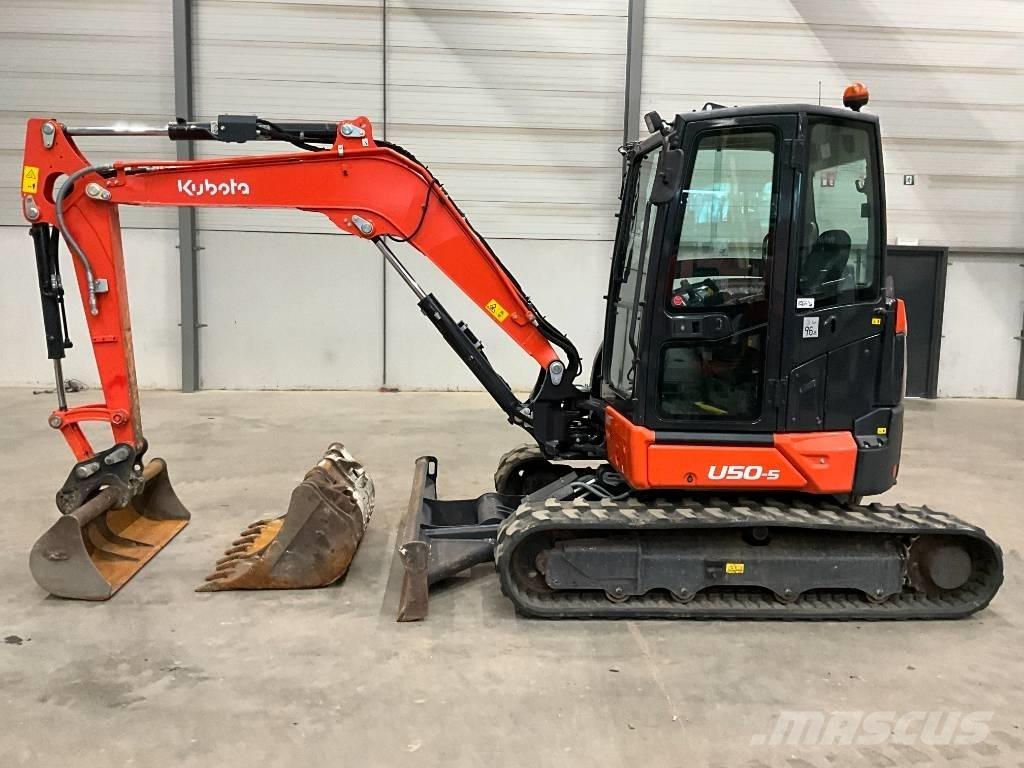 Kubota U 50-5 Mini ekskavatörler, 7 tona dek
