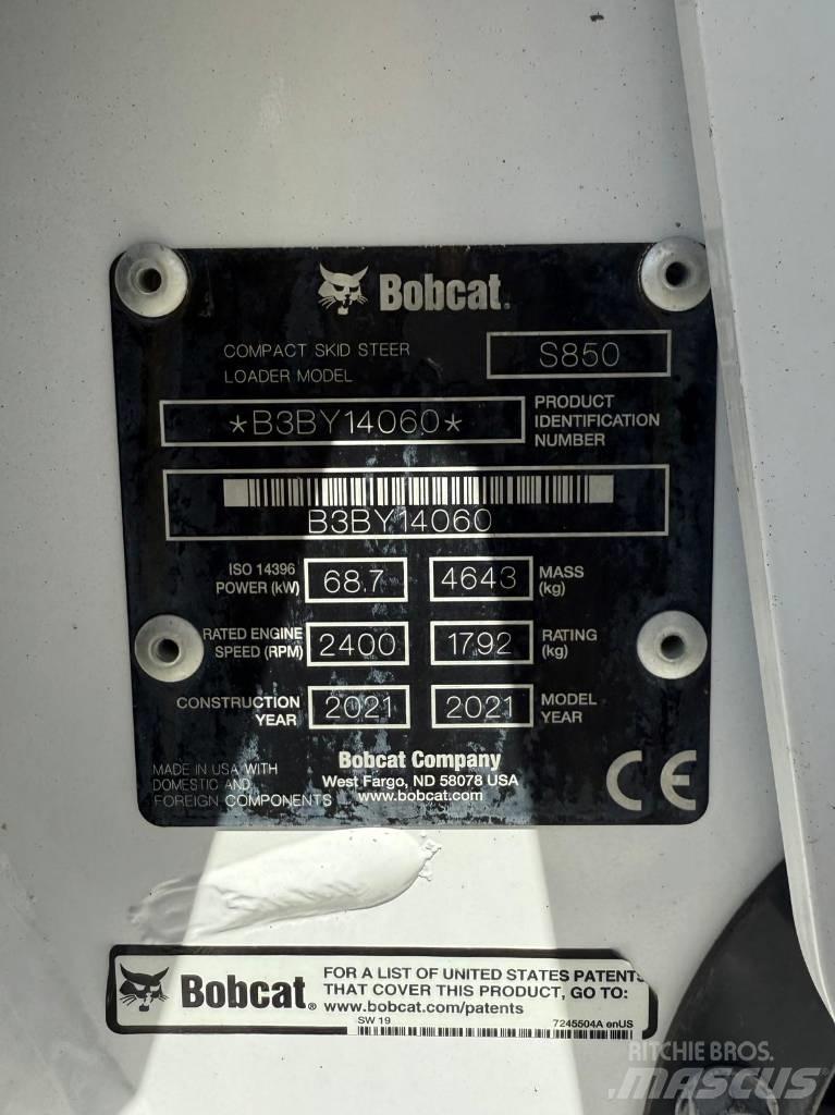 Bobcat S 850 Skid steer loderler