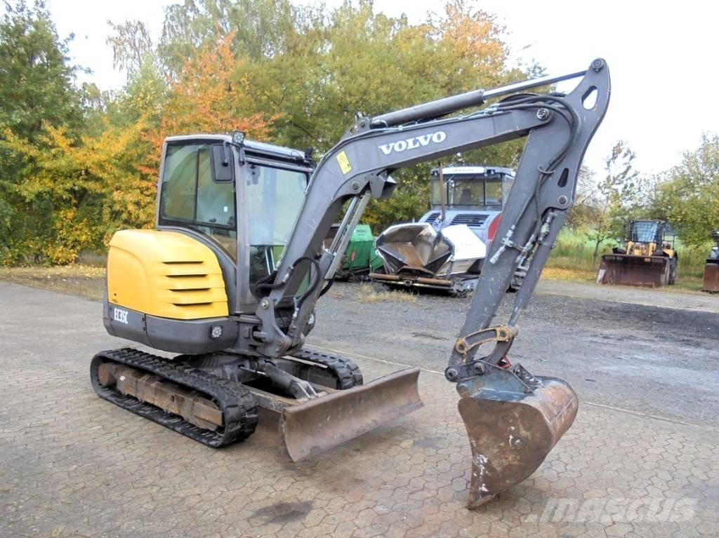 Volvo EC 35 C Mini ekskavatörler, 7 tona dek