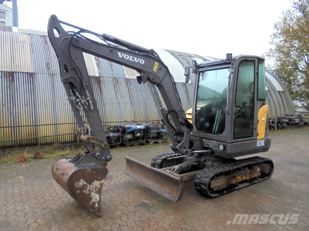 Volvo EC 35 C Mini ekskavatörler, 7 tona dek