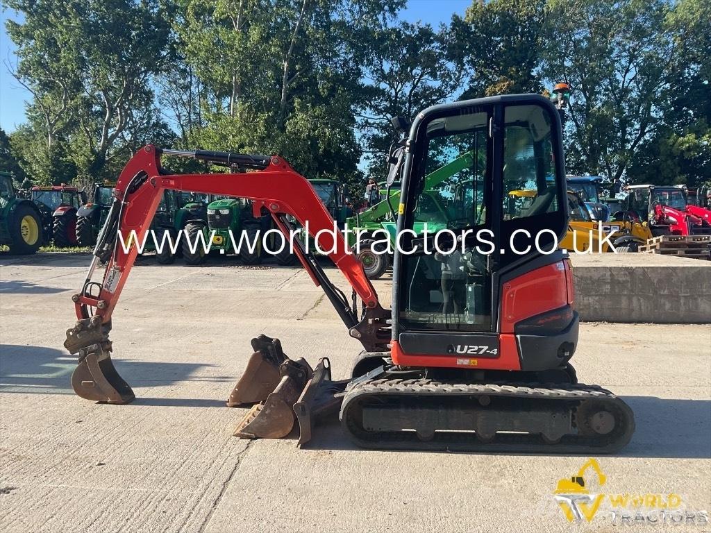 Kubota U 27-4 Mini ekskavatörler, 7 tona dek