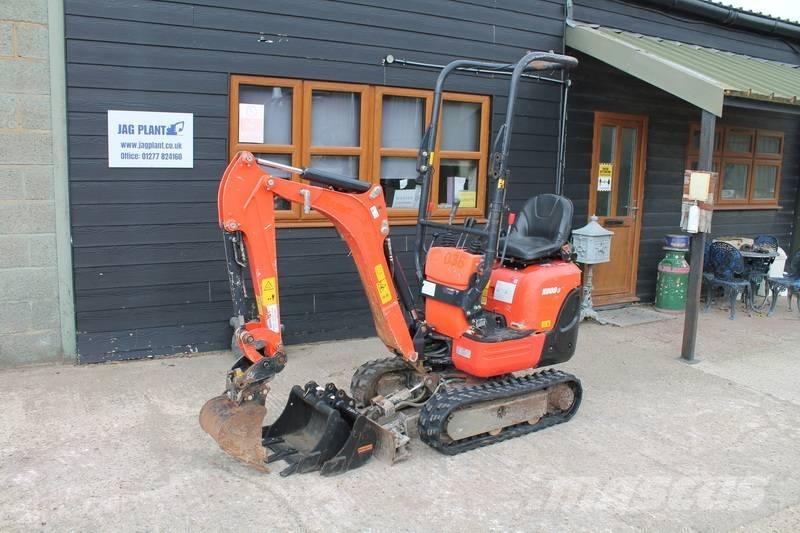 Kubota K 008-3 Mini ekskavatörler, 7 tona dek
