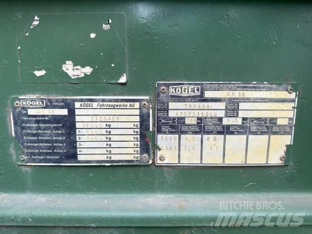 Kögel AK 18 Hububat/Silaj Römorkları