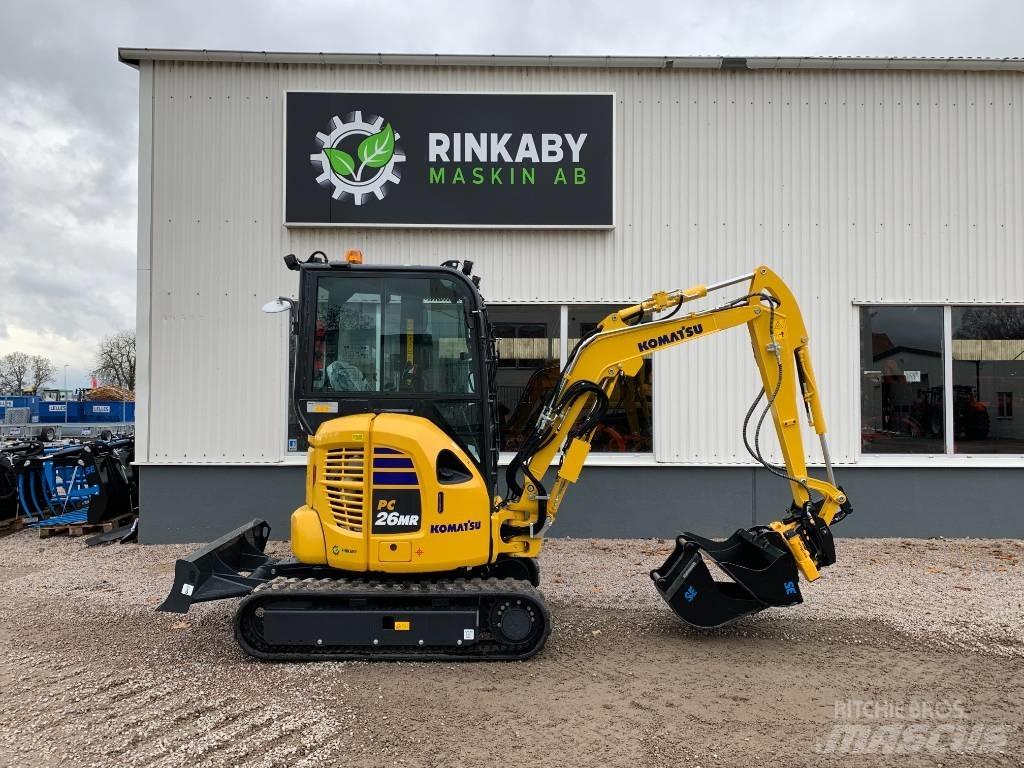 Komatsu PC26 MR-5 Mini ekskavatörler, 7 tona dek