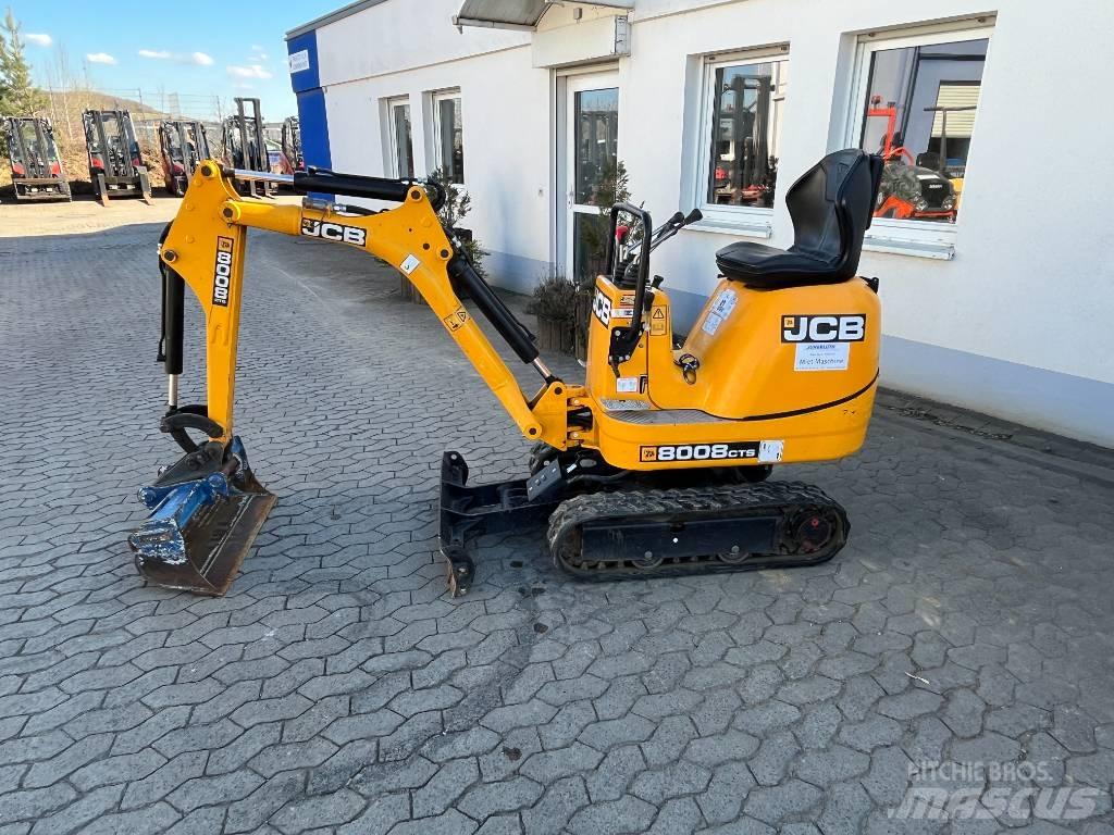 JCB 8008 Mini ekskavatörler, 7 tona dek
