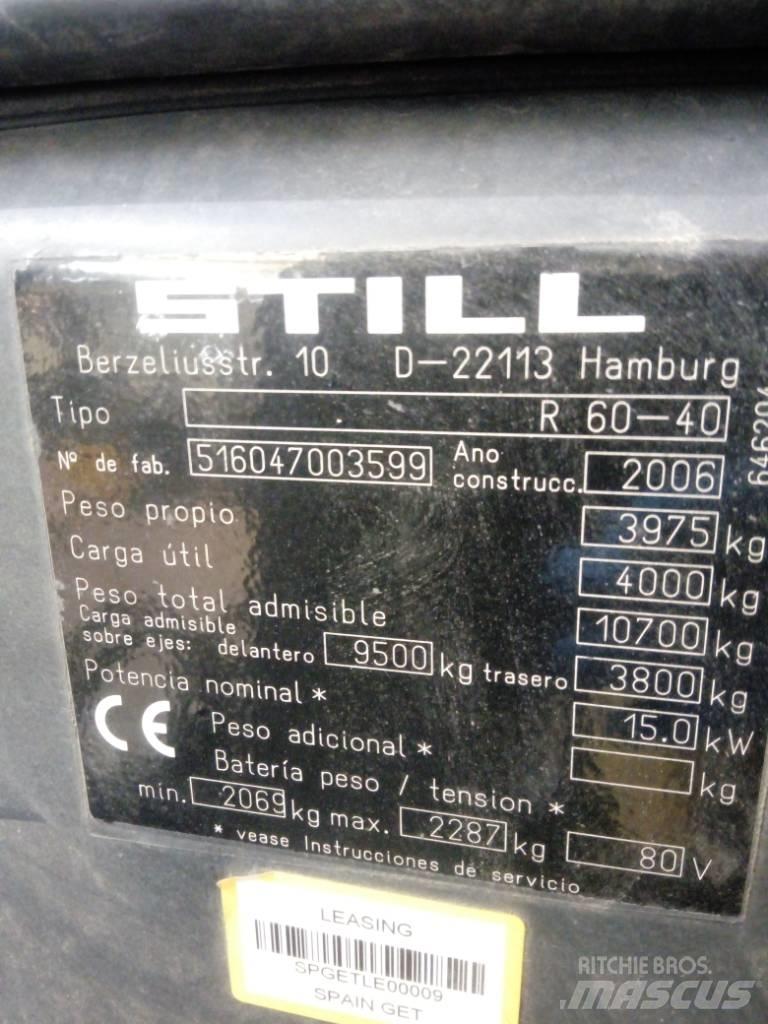 Still R 60-40 Elektrikli forkliftler