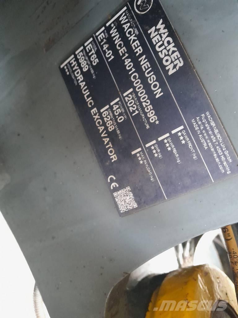 Wacker Neuson ET 65 Paletli ekskavatörler