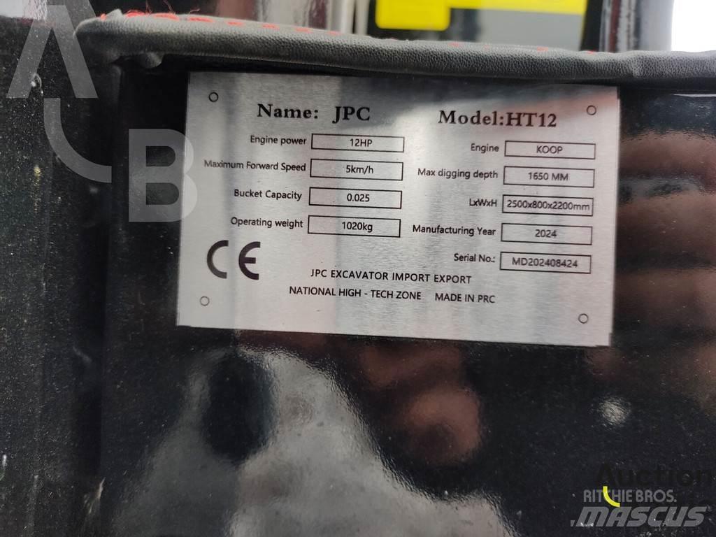 JPC HT12 Mini ekskavatörler, 7 tona dek