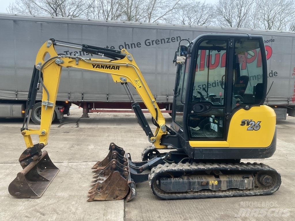 Yanmar SV 26 Mini ekskavatörler, 7 tona dek