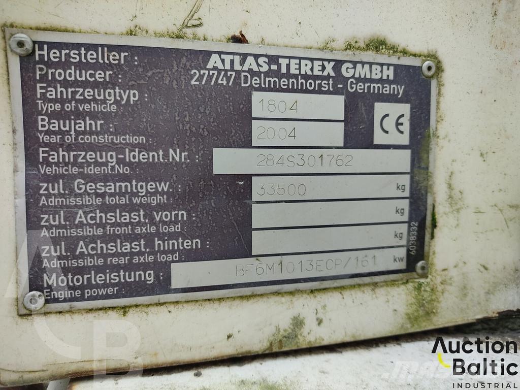 Atlas 1804 MI Uzun bomlu ekskavatörler