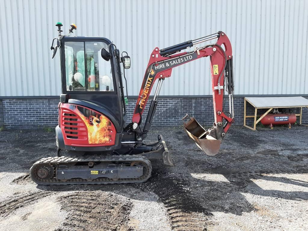Yanmar Vio 26 Mini ekskavatörler, 7 tona dek