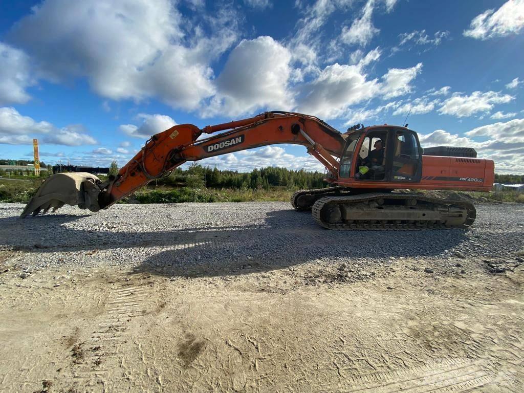 Doosan DX420LC Paletli ekskavatörler
