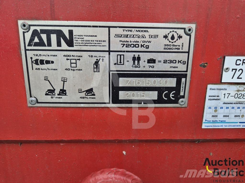ATN Zebra 16 Körüklü personel platformları