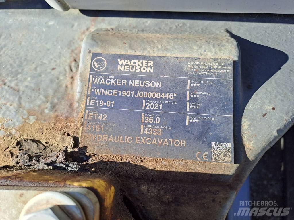 Wacker Neuson ET42 Paletli ekskavatörler